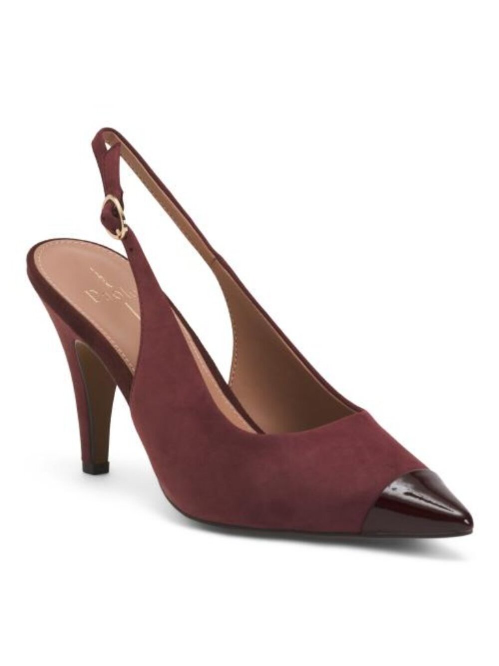 LINEA PAOLO Suede Niyka Slingback Pumps - Picture 1 of 4